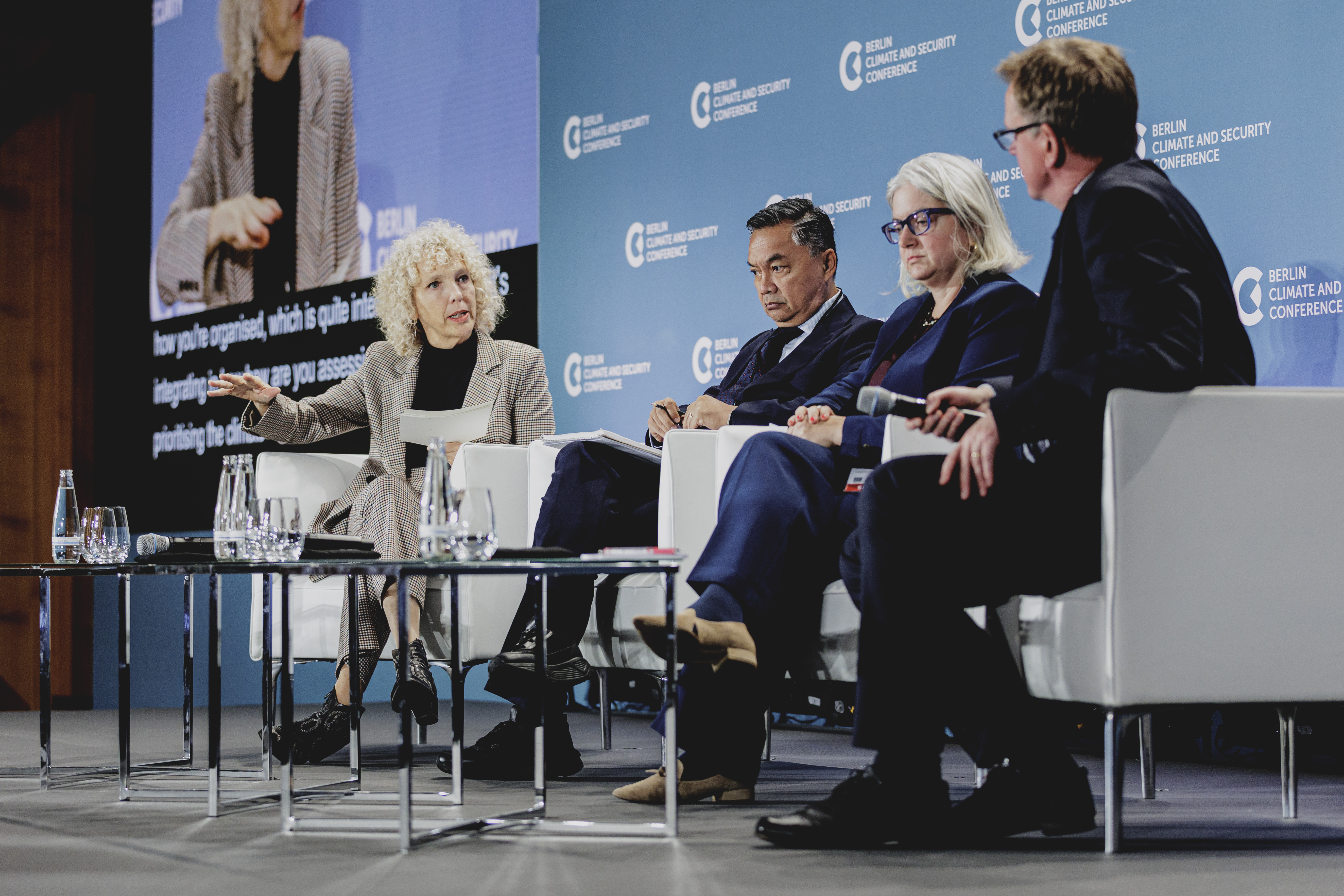 Jennifer Morgan, State Secretary and Special Envoy for International Climate Action, picture taken at Berlin Climate and Security Conference in Berlin, 08.10.2024.