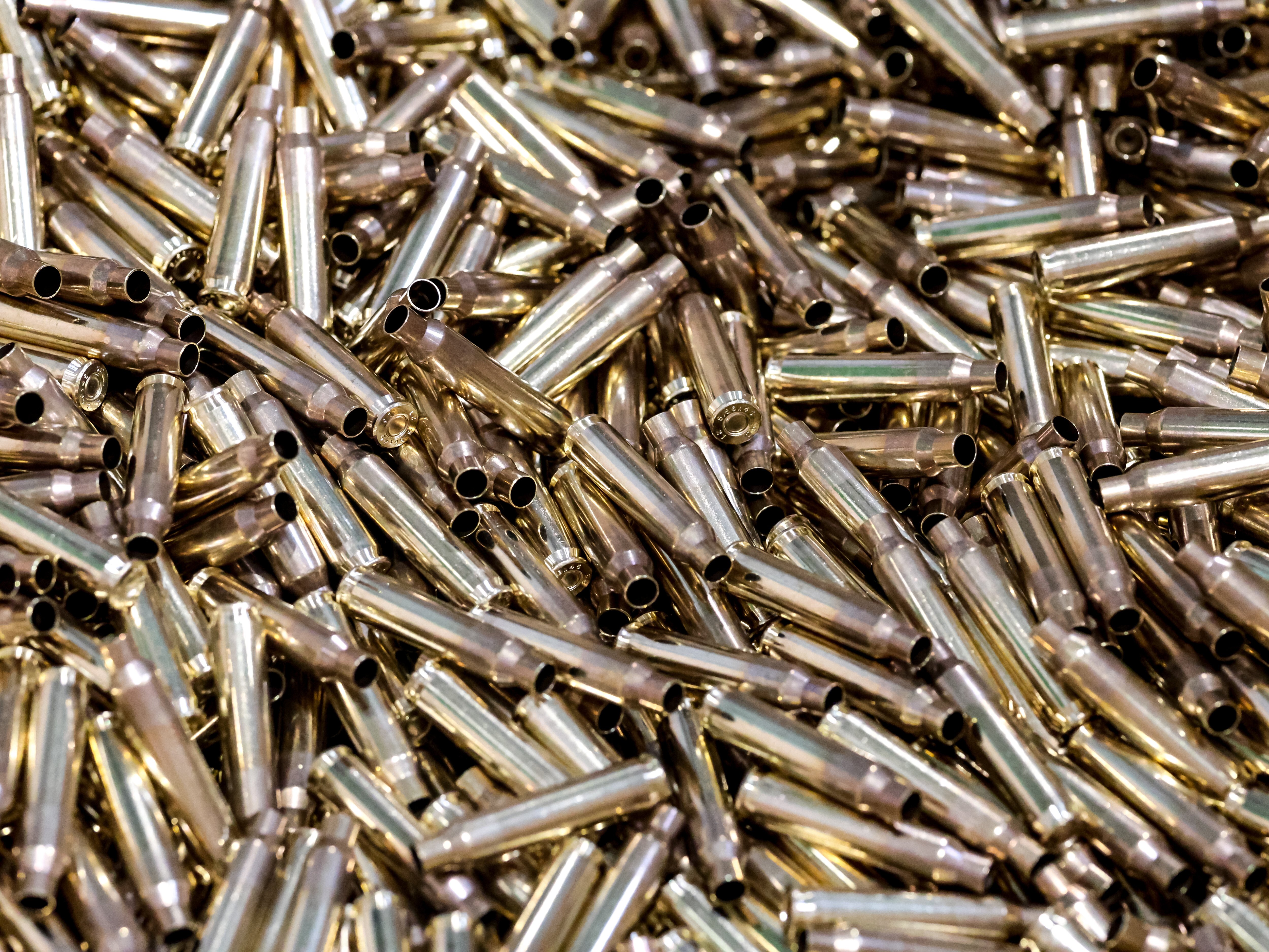 Ammunition is seen as Prime Minister of Poland Donald Tusk attends an official opening day of Project 400 - a new production hall of Mesko ammunition production company on June 13, 2025 in SkarÅ_ysko Kamienna, Poland. Thanks to new production lines Mesko will increase production from 50 mln to 250 mln per year. (Photo by Dominika Zarzycka/NurPhoto)